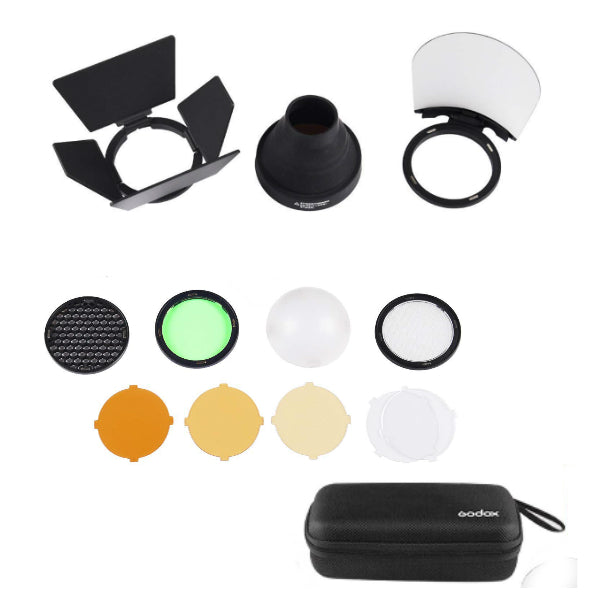 Godox AK-R1 Kit Alette+Filtri per Flash V1 e AD200 Godox AK-R1 Kit Alette+Filtri per Flash V1 e AD200